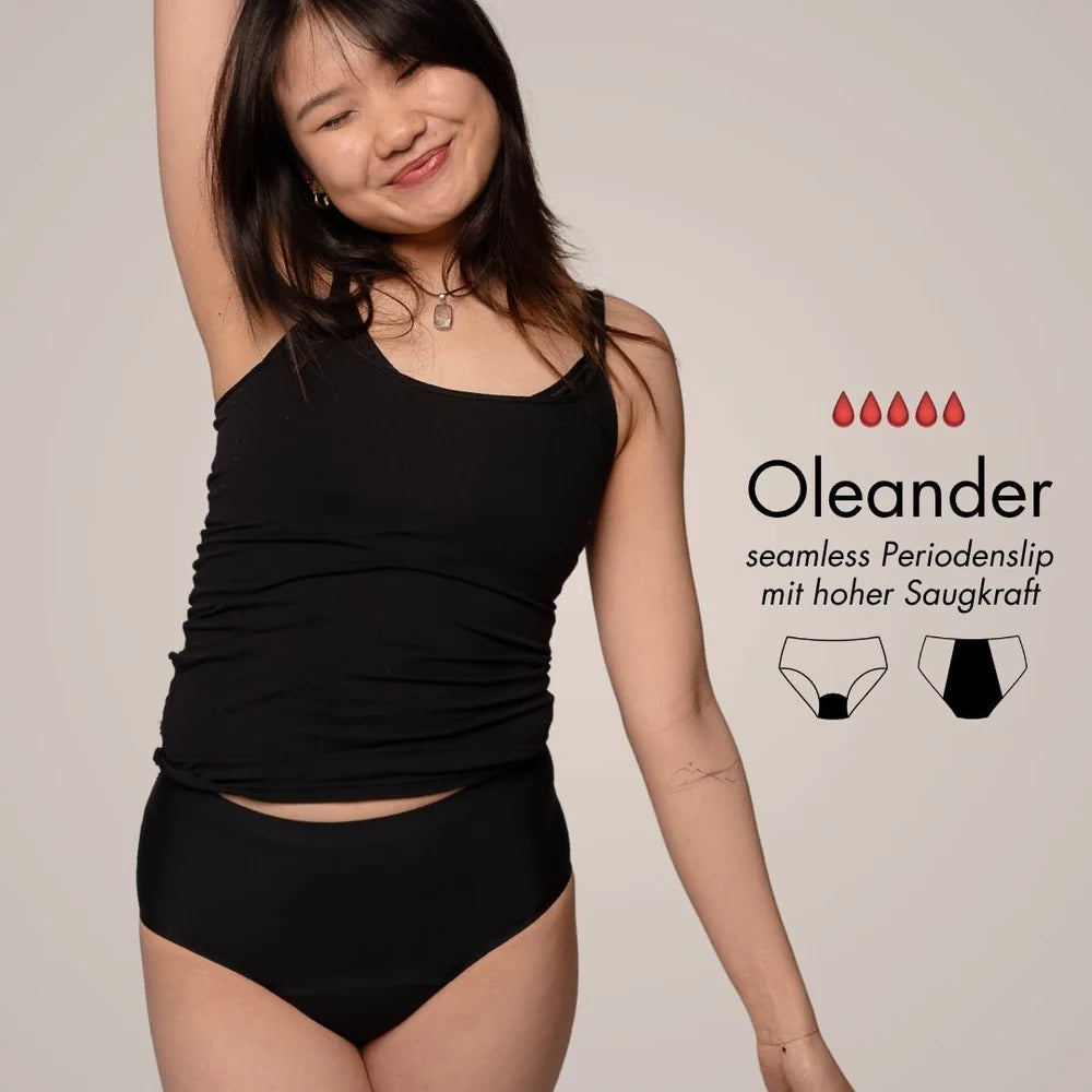 Oleander - seamless Periodenslip mit hoher Saugkraft