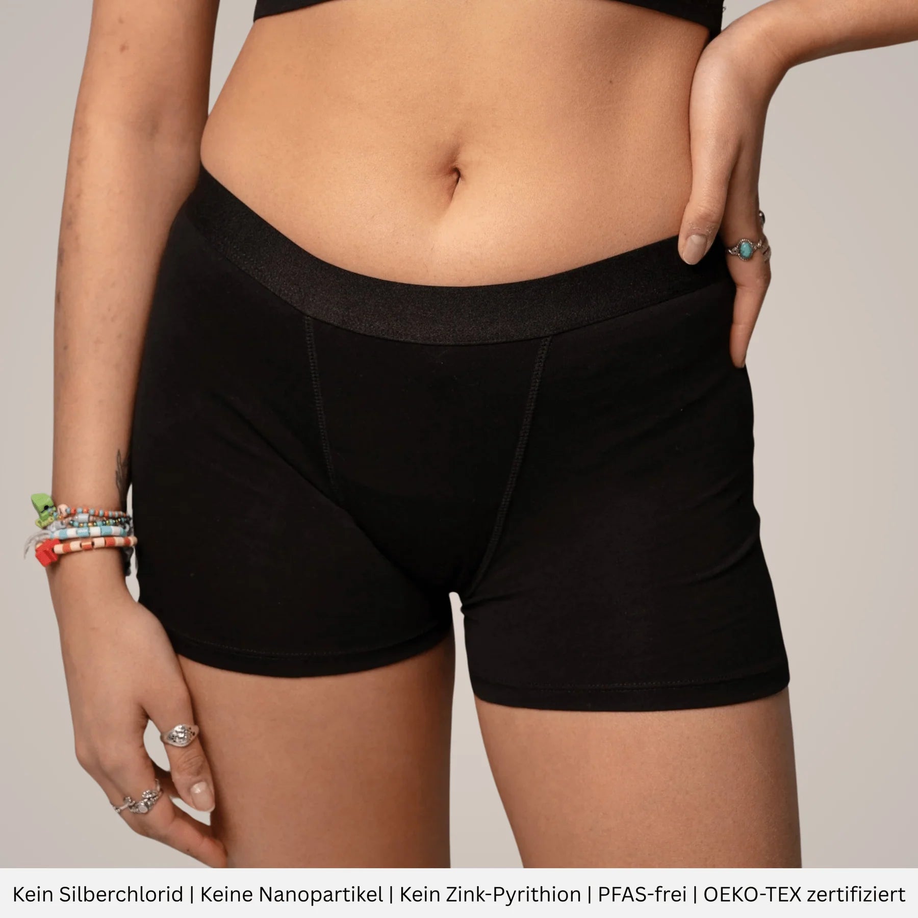 Dahlia - Perioden-Boxershorts für die Nacht