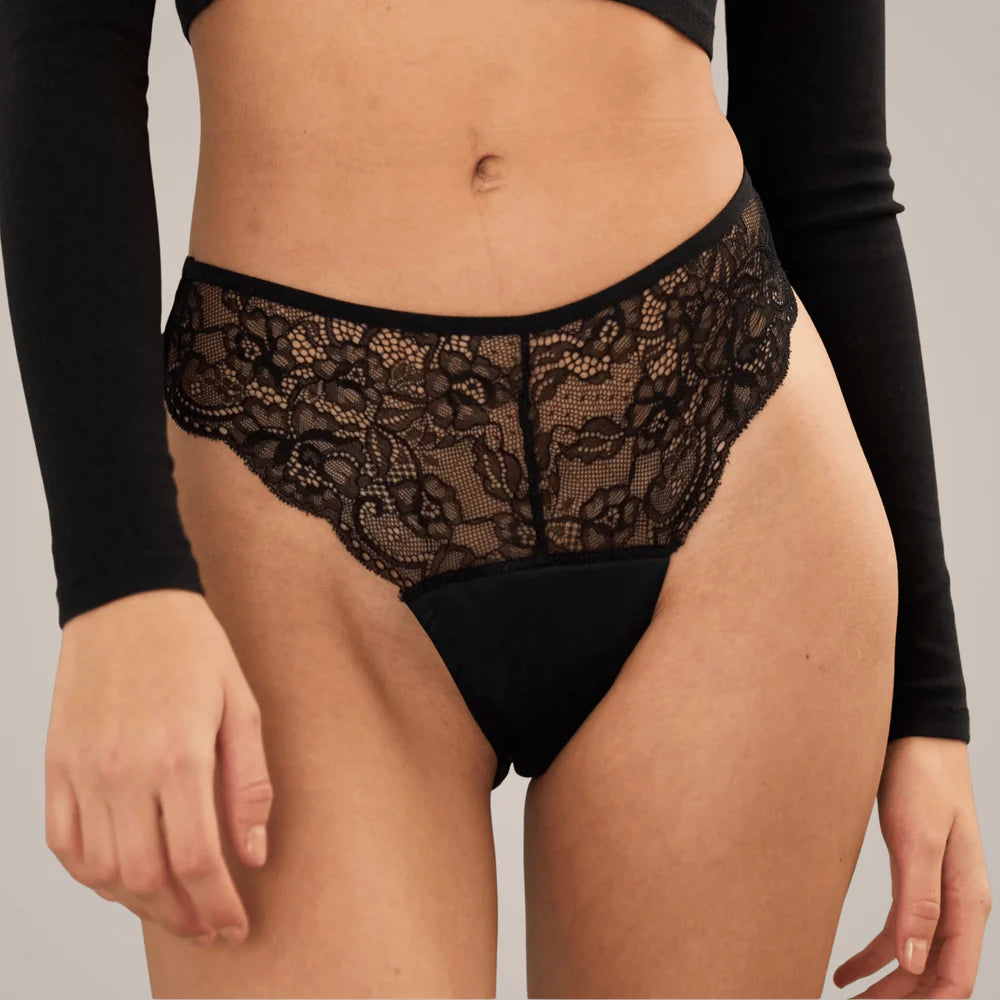 Heather - Periodenslip mit zarter Spitze