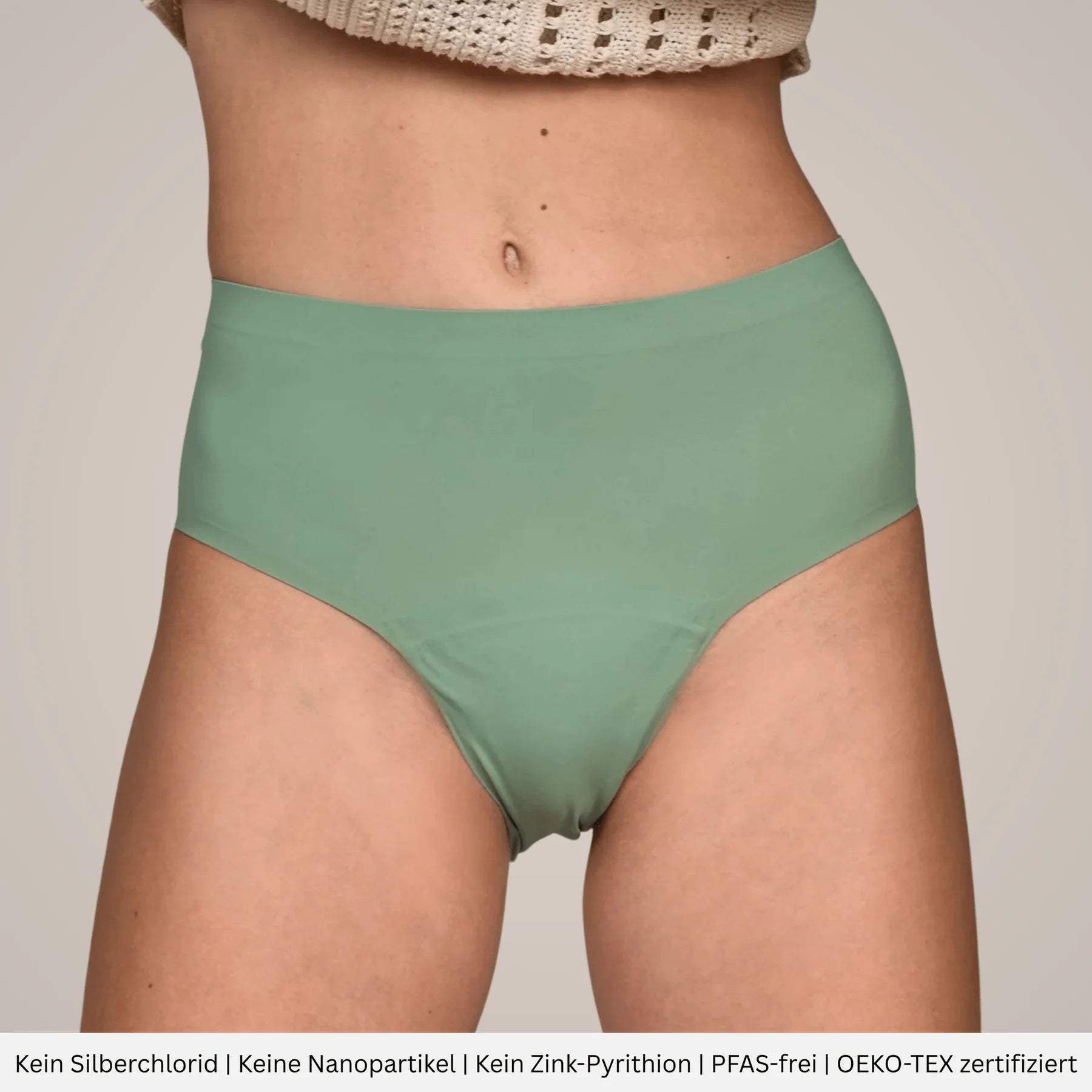 Oleander salbeigrün - seamless Periodenslip mit hoher Saugkraft