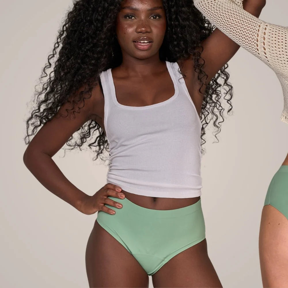 Oleander salbeigrün - seamless Periodenslip mit hoher Saugkraft