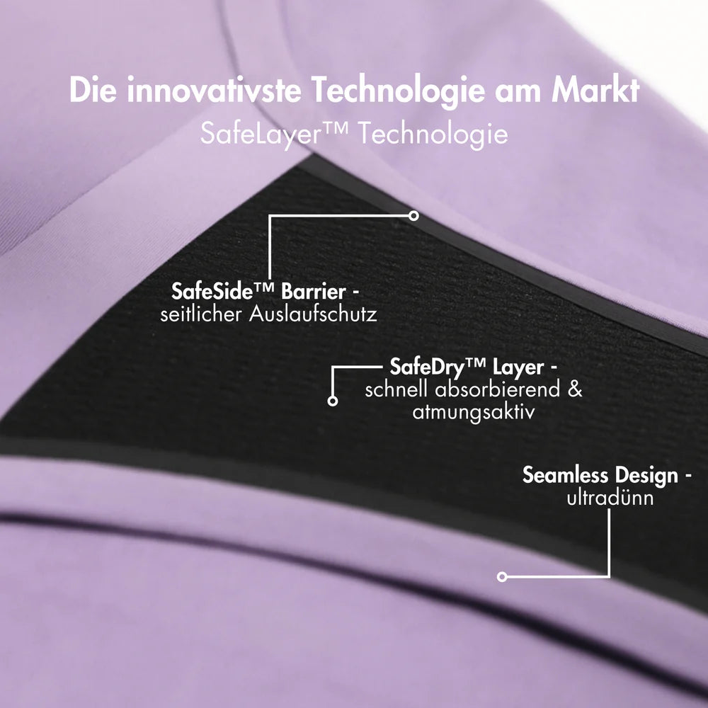 Oleander flieder - seamless Periodenslip mit hoher Saugkraft